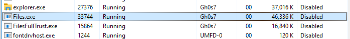 Starting application from command line sometimes leaves suspended ...