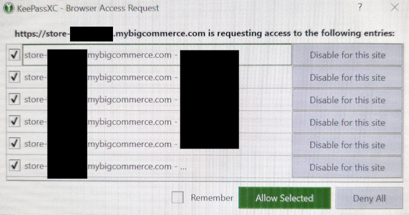 Ignore Sites not working · Issue #1692 · keepassxreboot/keepassxc ...