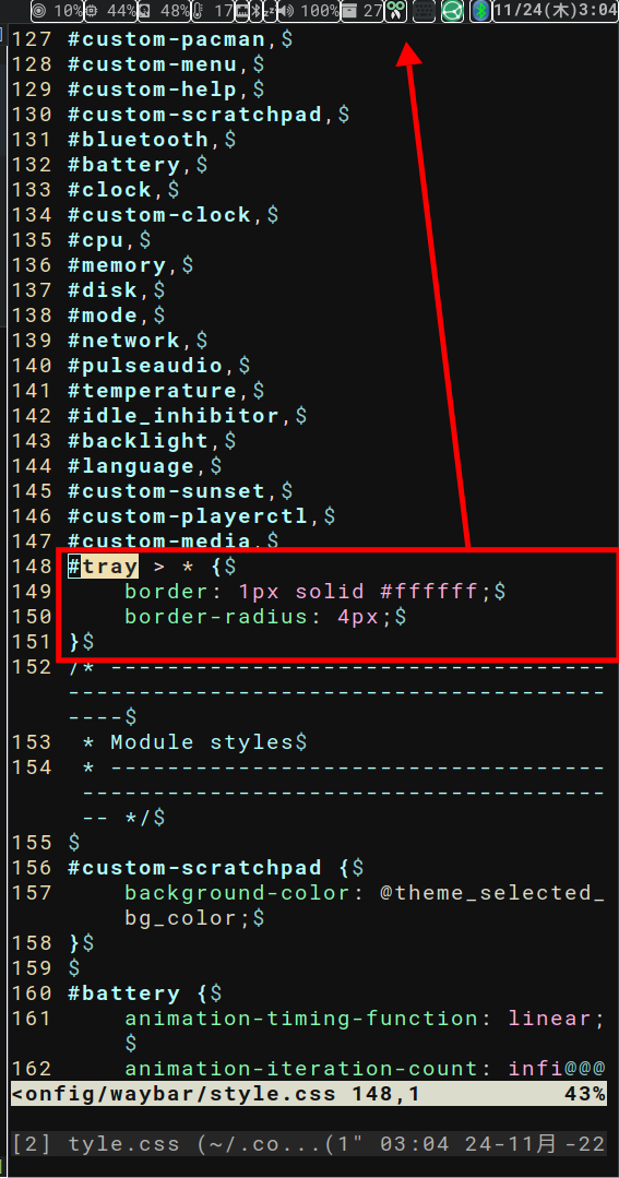 Bordering of task tray icons · Issue #1774 · Alexays/Waybar · GitHub