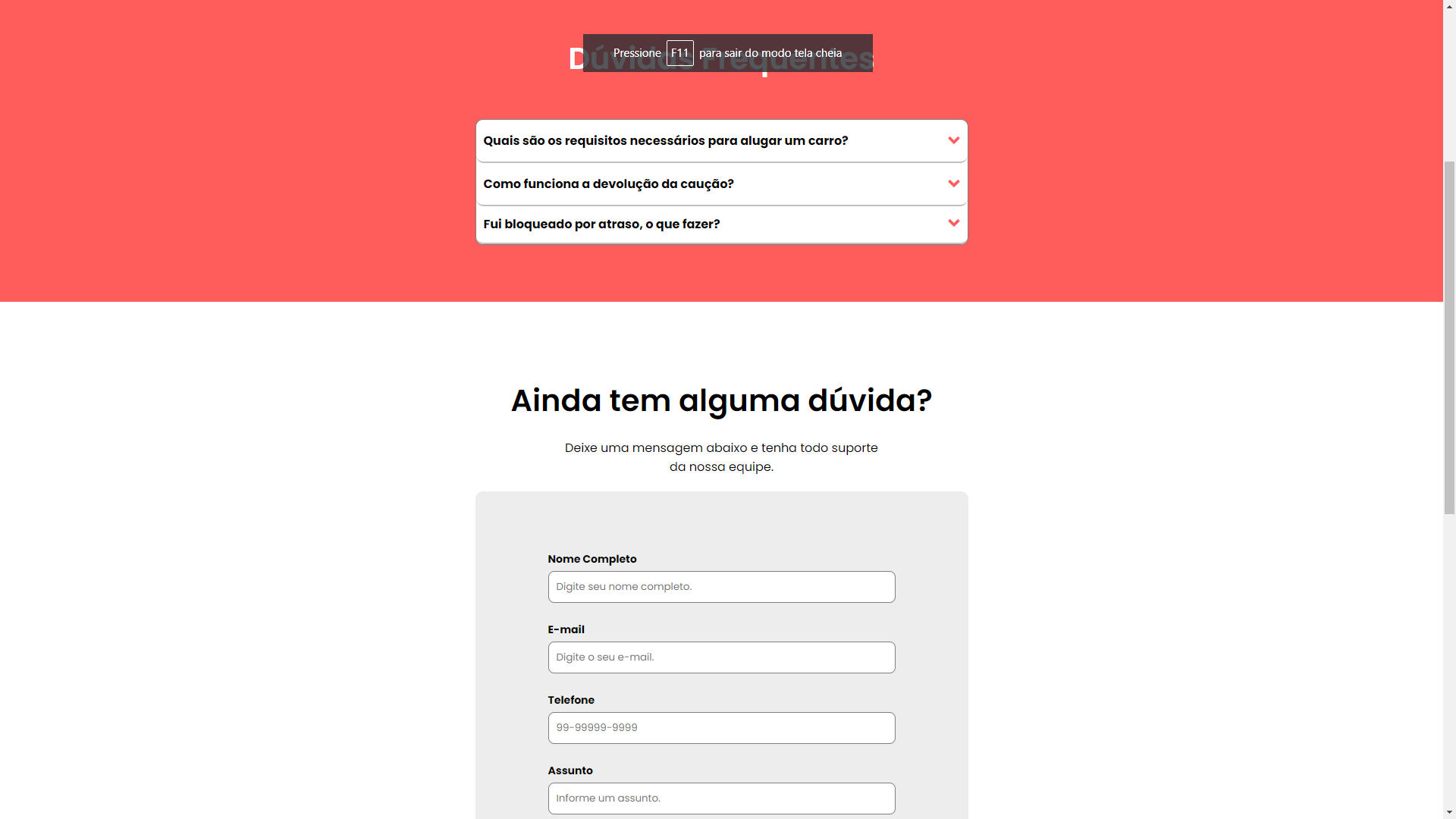 GitHub - JVResende/Landing-page-project: Responsive website with only ...
