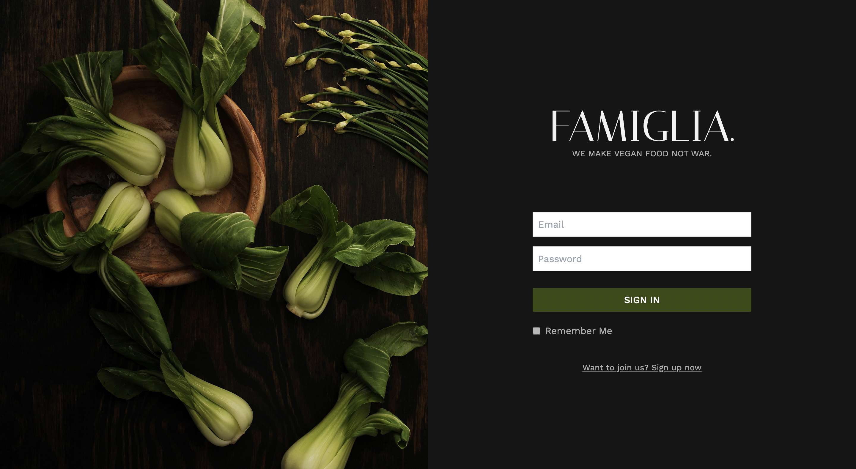 GitHub - Alicexplore/The_Famiglia_Project: Vegan Restaurant Website ...