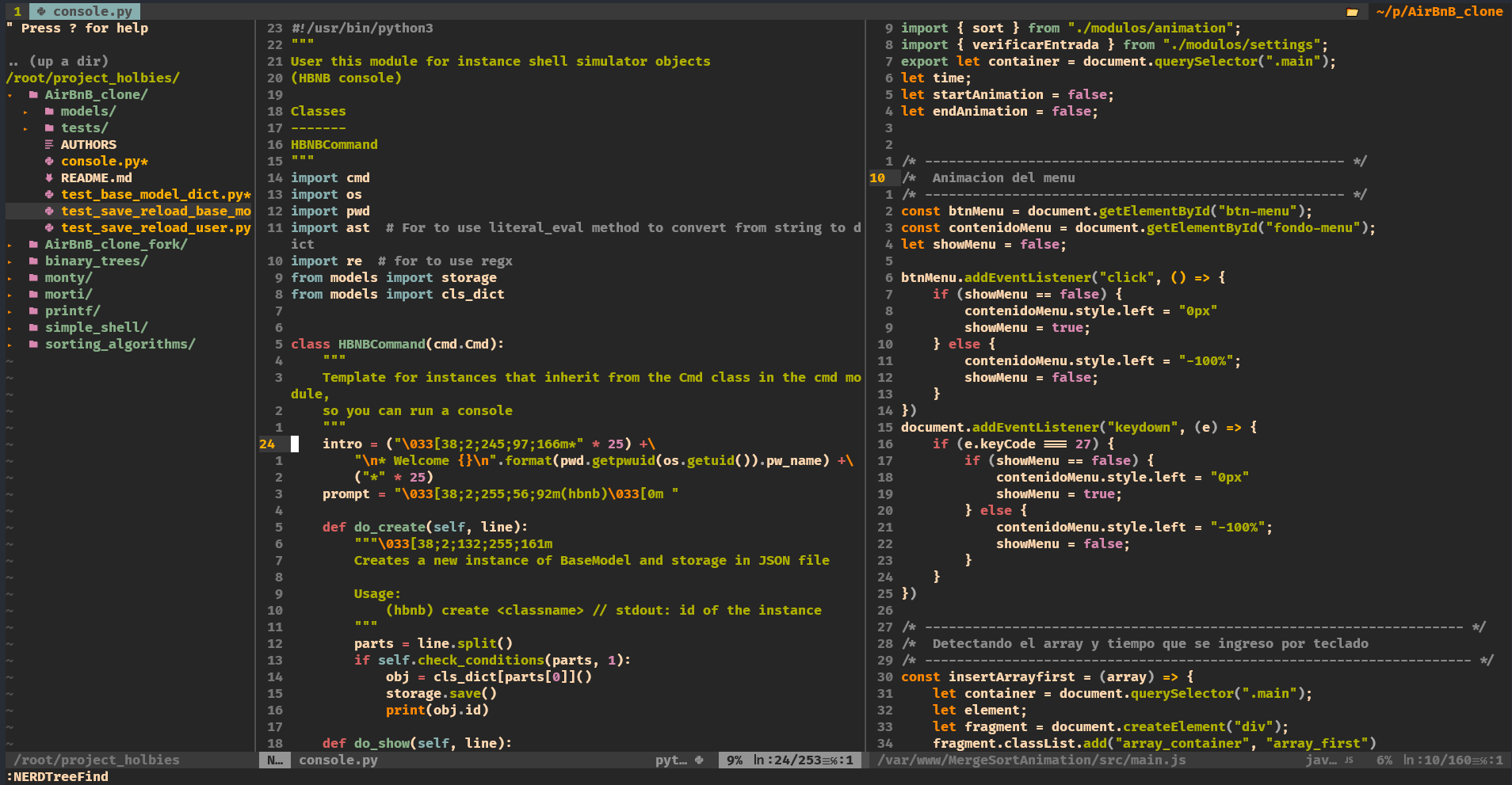 Nvim Settings Panel GitHub - miguejs23/nvim-settings