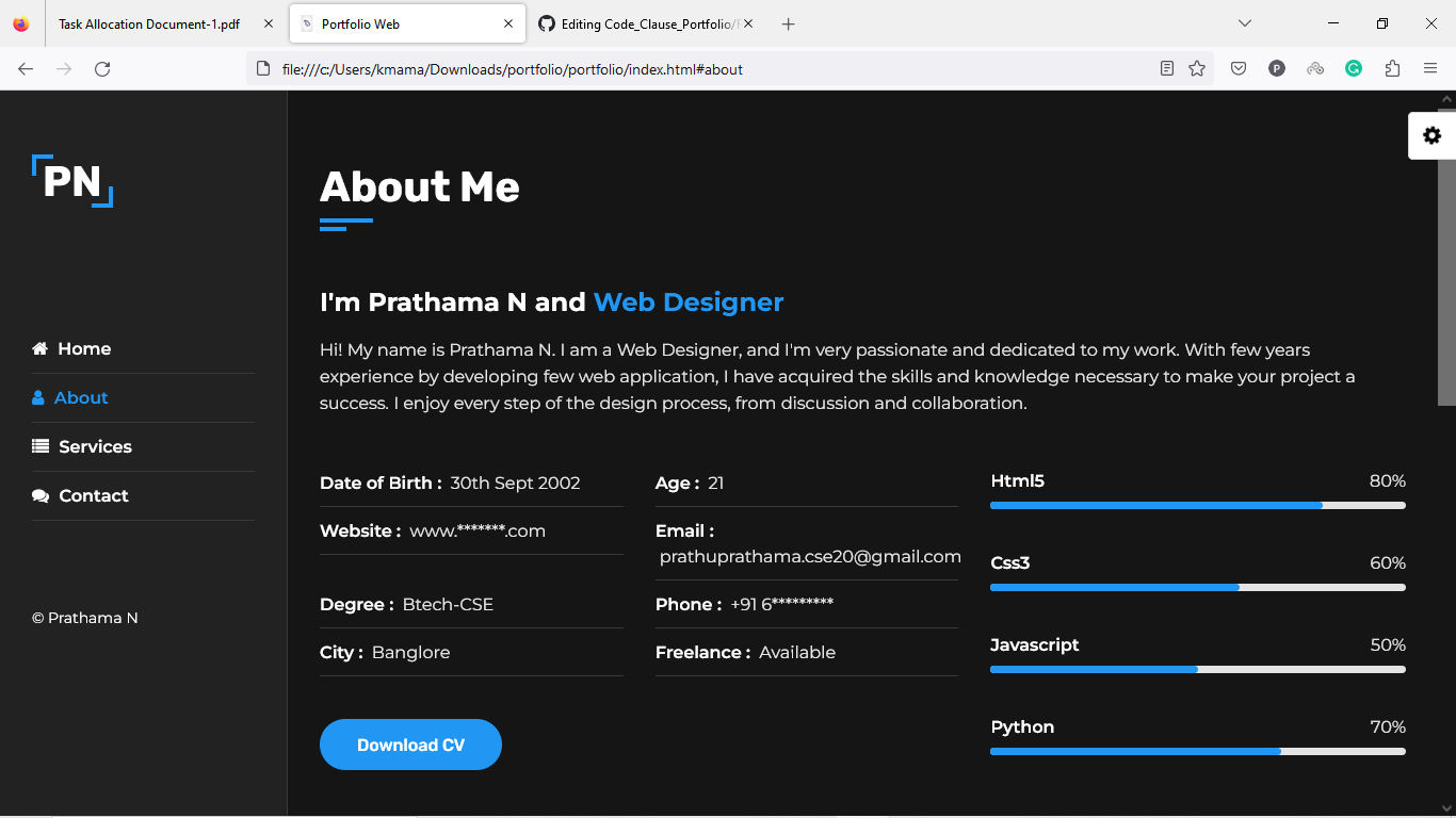 GitHub - Prathama-N/Code_Clause_Portfolio