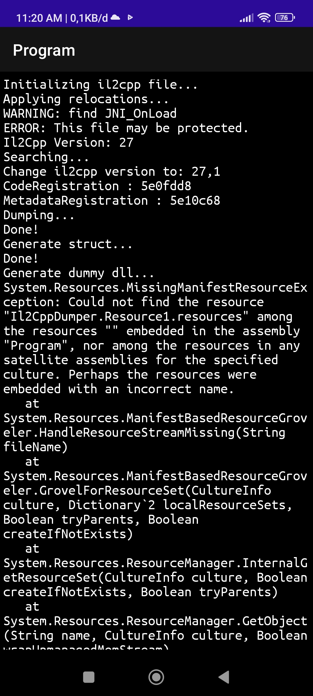 Cant create dummy file · Issue 709 · Perfare/Il2CppDumper · GitHub