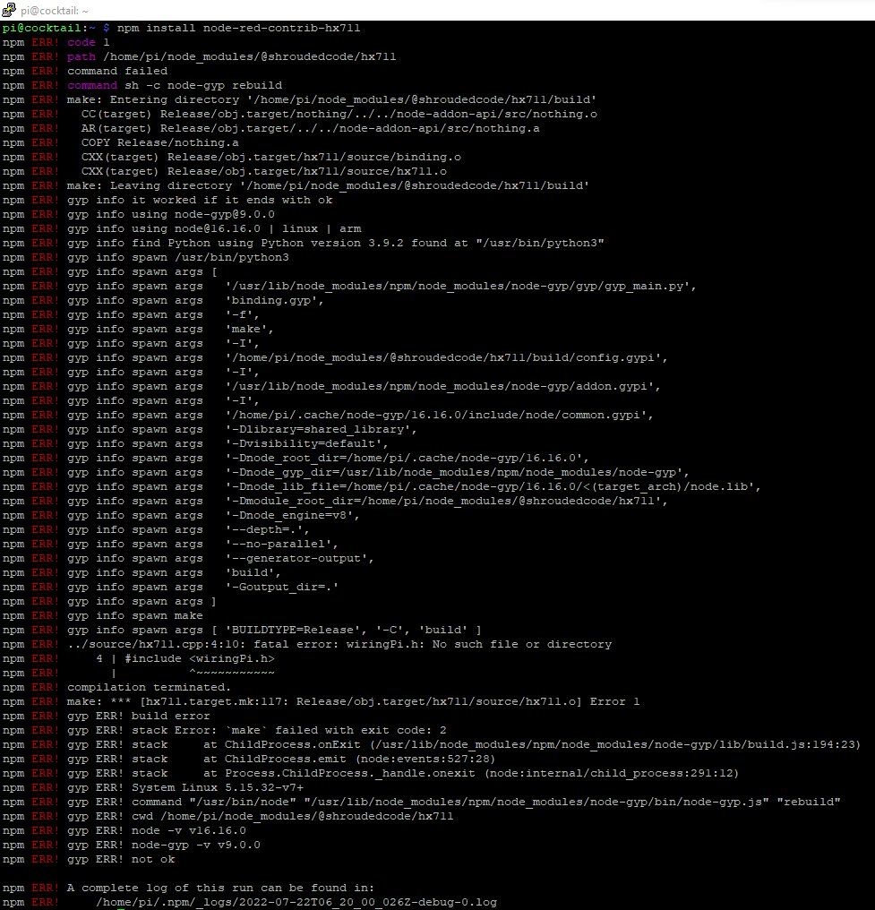 Problems with the installation of the node · Issue #4 · rtoenniges/node ...