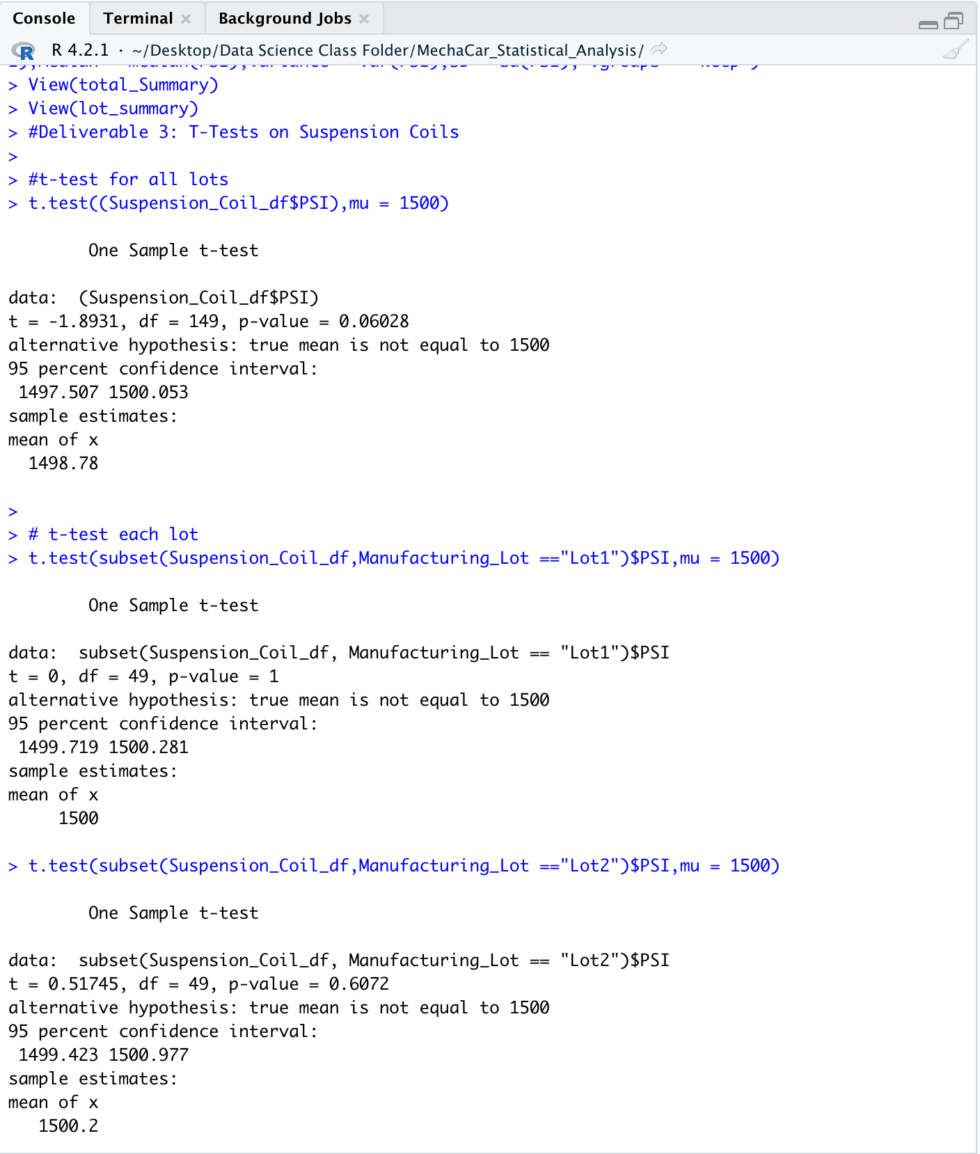 GitHub - carlosalexismorales/MechaCar_Statistical_Analysis: Using R to ...