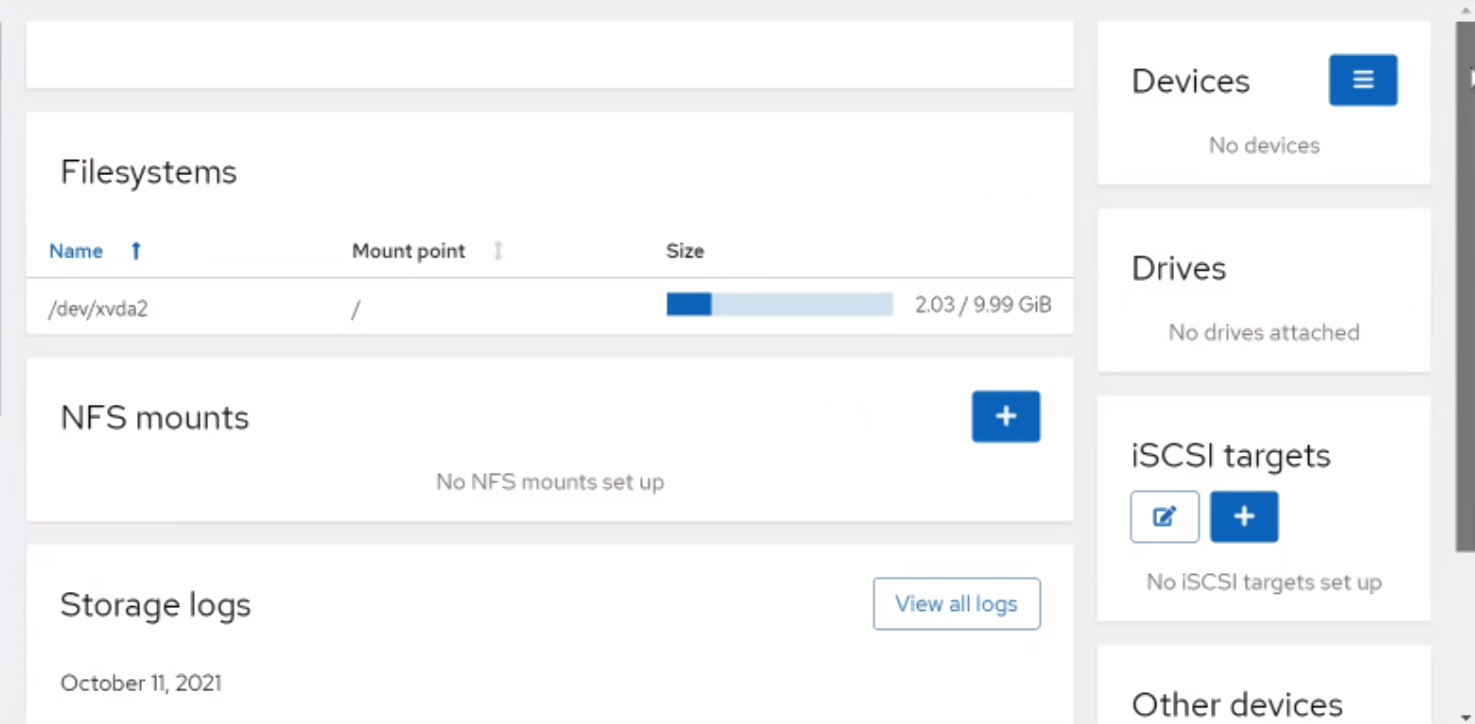 storage: Graphs aren't visible under (unknown) certain conditions ...