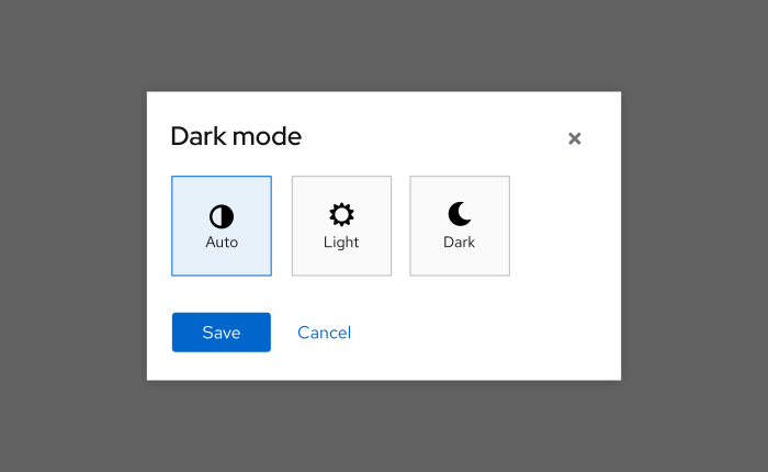 dark mode: Switch between auto, light, and dark · Issue #17900 ... image.