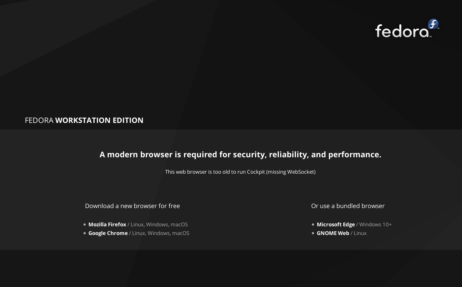 Unsupported Browser Message Unsupported Browser Error Messages For Microsoft Edge