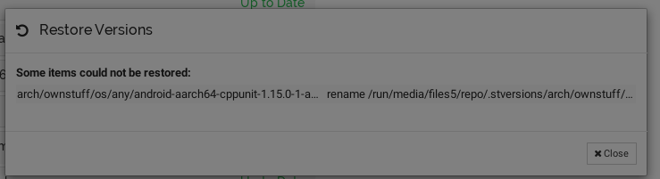 Restoring versions reports an error but actually works · Issue #6253 ...
