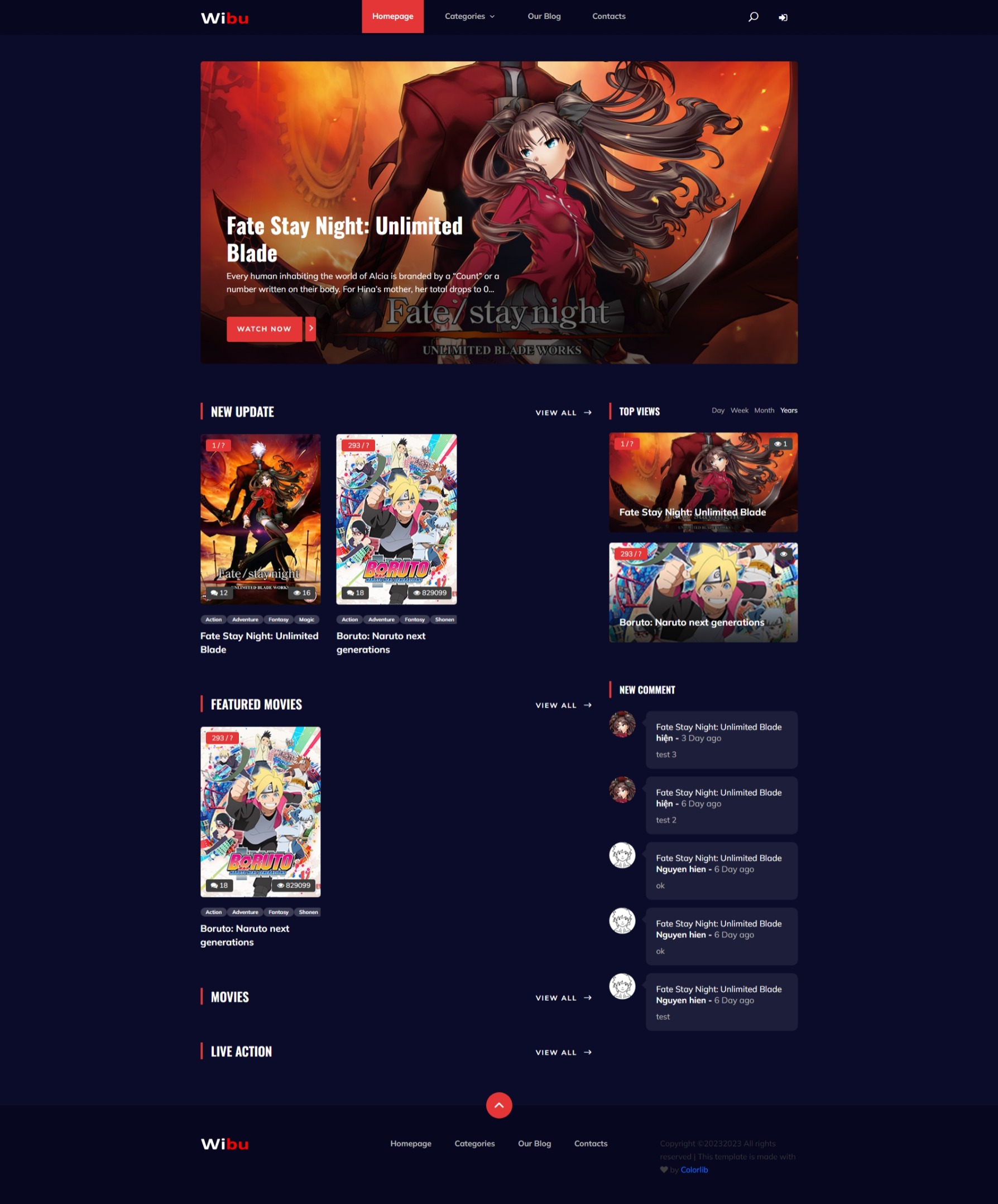 GitHub - hindev9th/website-movie: this is a web anime made according to ...
