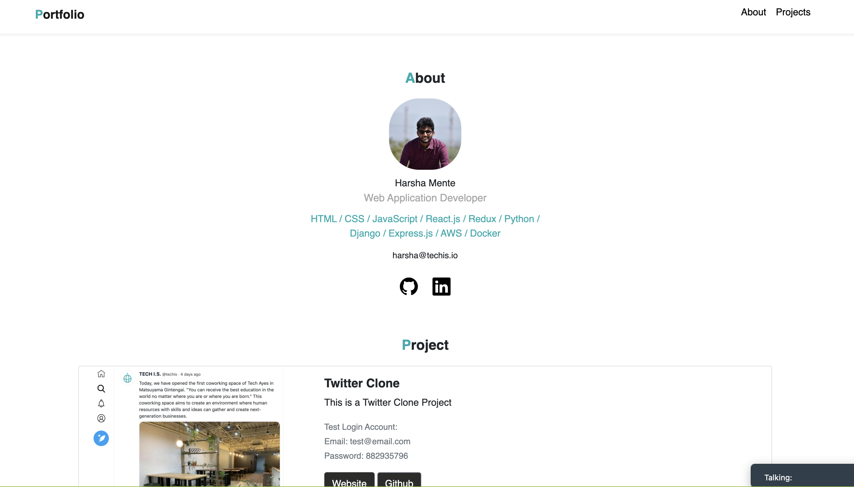 GitHub - harshaTechIS/Portfolio