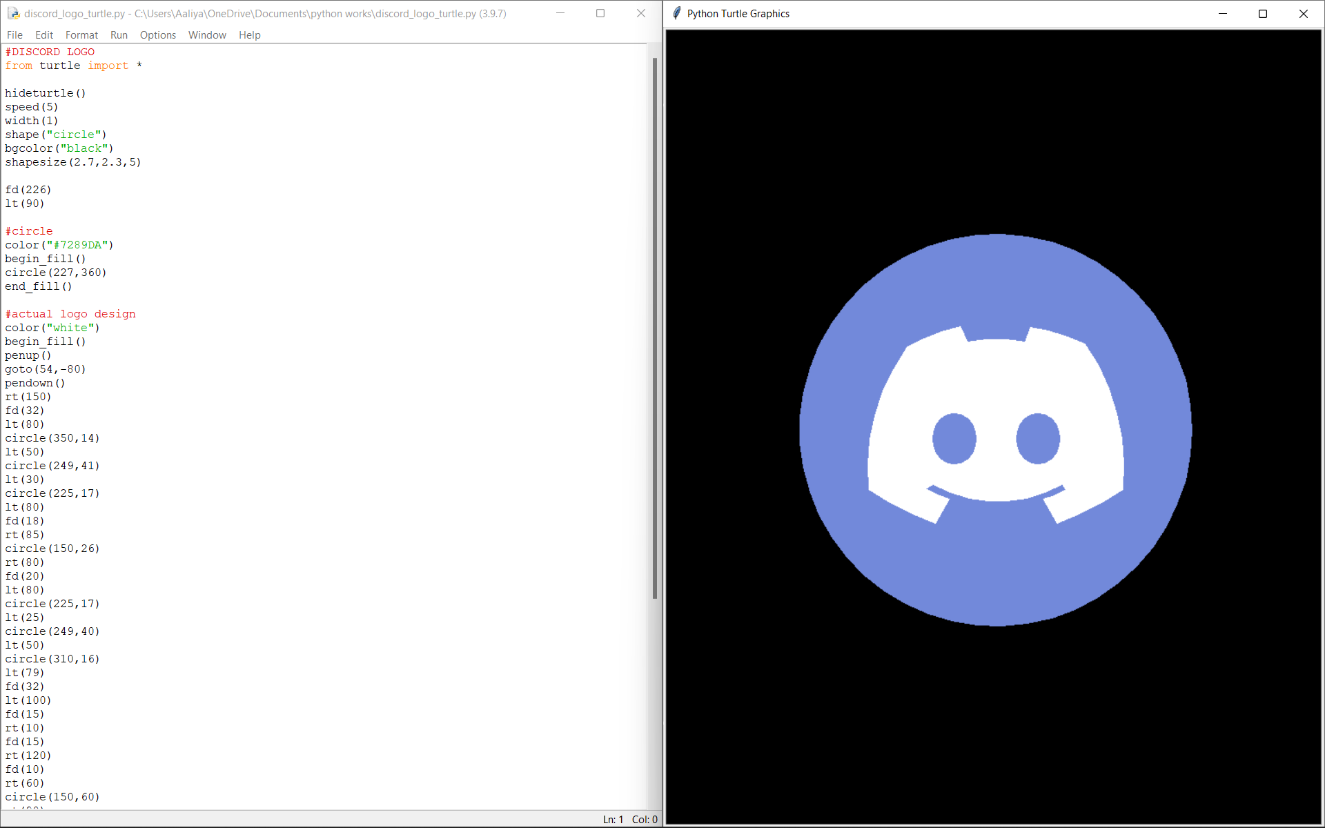 GitHub - scaa1810/Discord-logo: Creating the Discord app logo using the ...