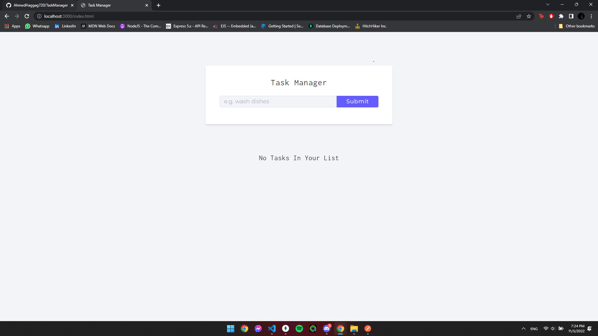 GitHub - AhmedHaggag720/TaskManager