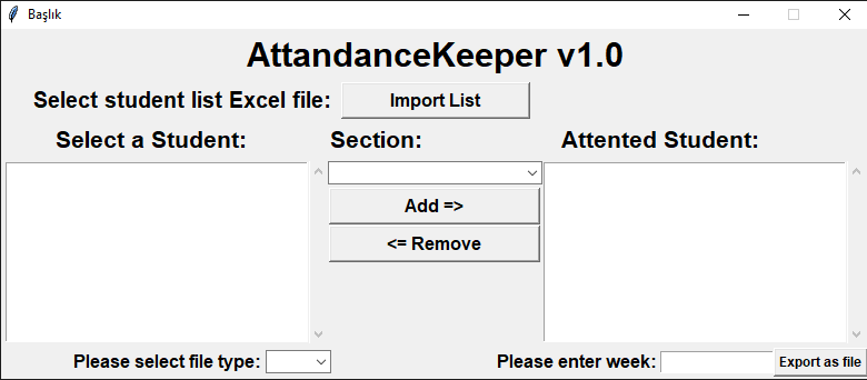 GitHub - 0xBAhmet/Attendance-Keeper-Py: My first GUI project in python
