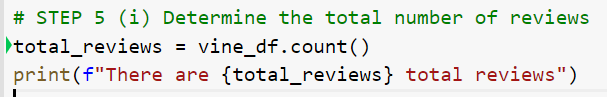 GitHub - ibachrachel/Amazon_Vine_Analysis: Module 16 Work