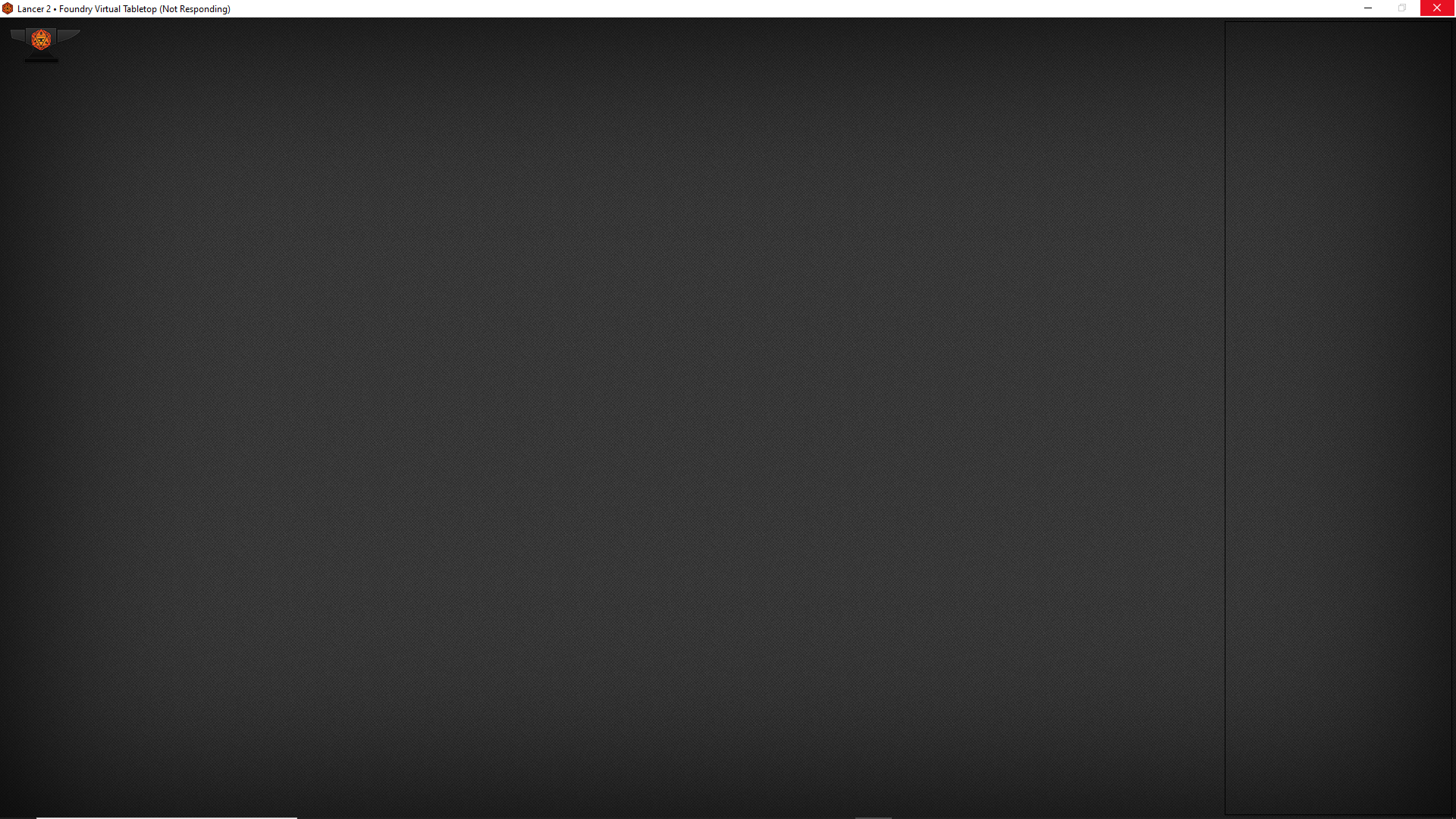 [BUG] Infinite grey screen after installing LANCER Core Data · Issue ...