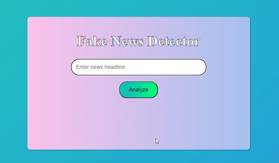 GitHub - Sameeruddin8/Fake-News-Detection