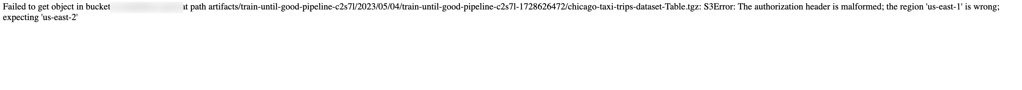 KFP S3 Artifact Links Not Working for a Bucket in us-east-2 | Kubeflow ...