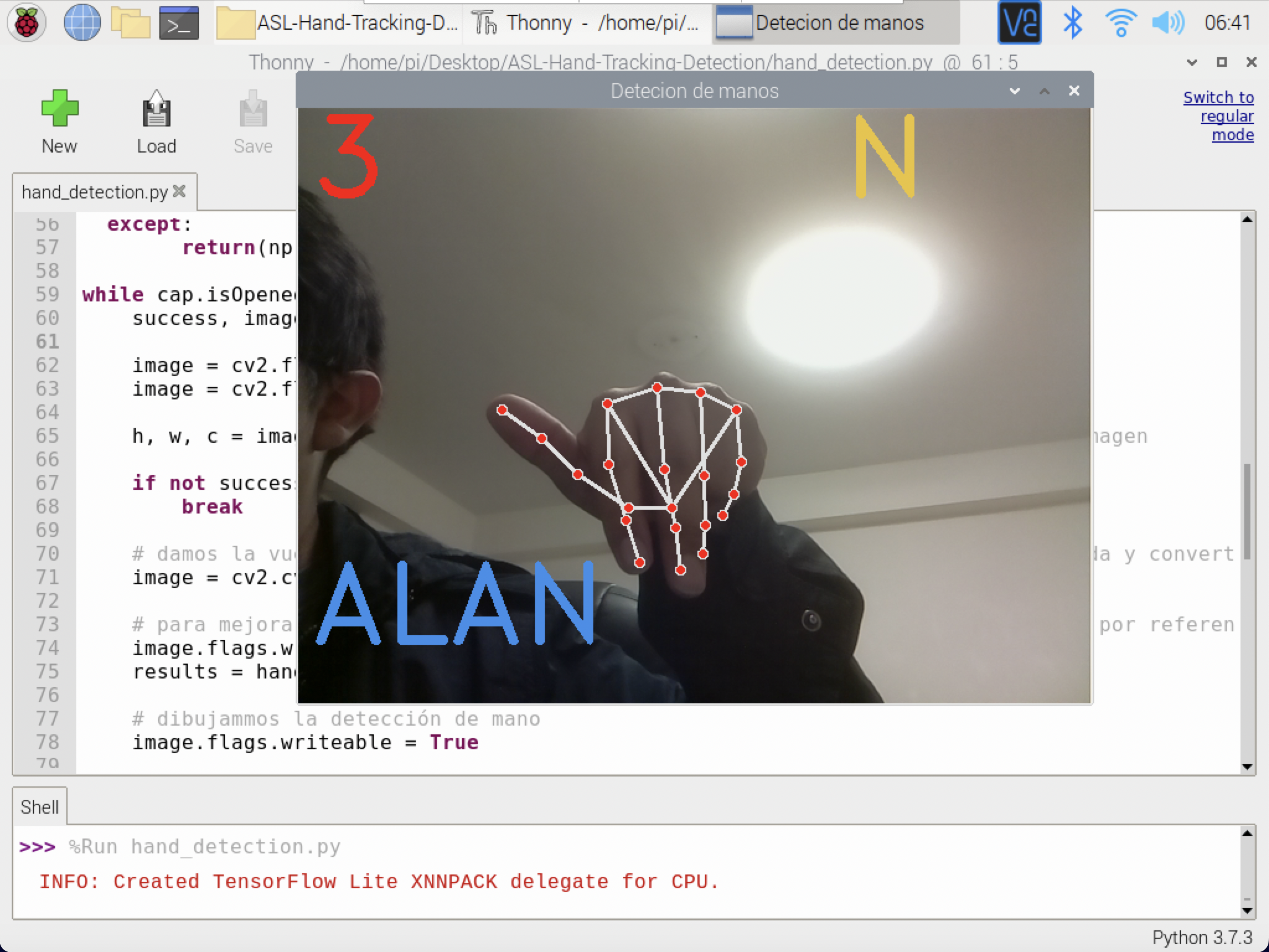 GitHub - TheAlanMC/ASL-Hand-Tracking-Detection · GitHub