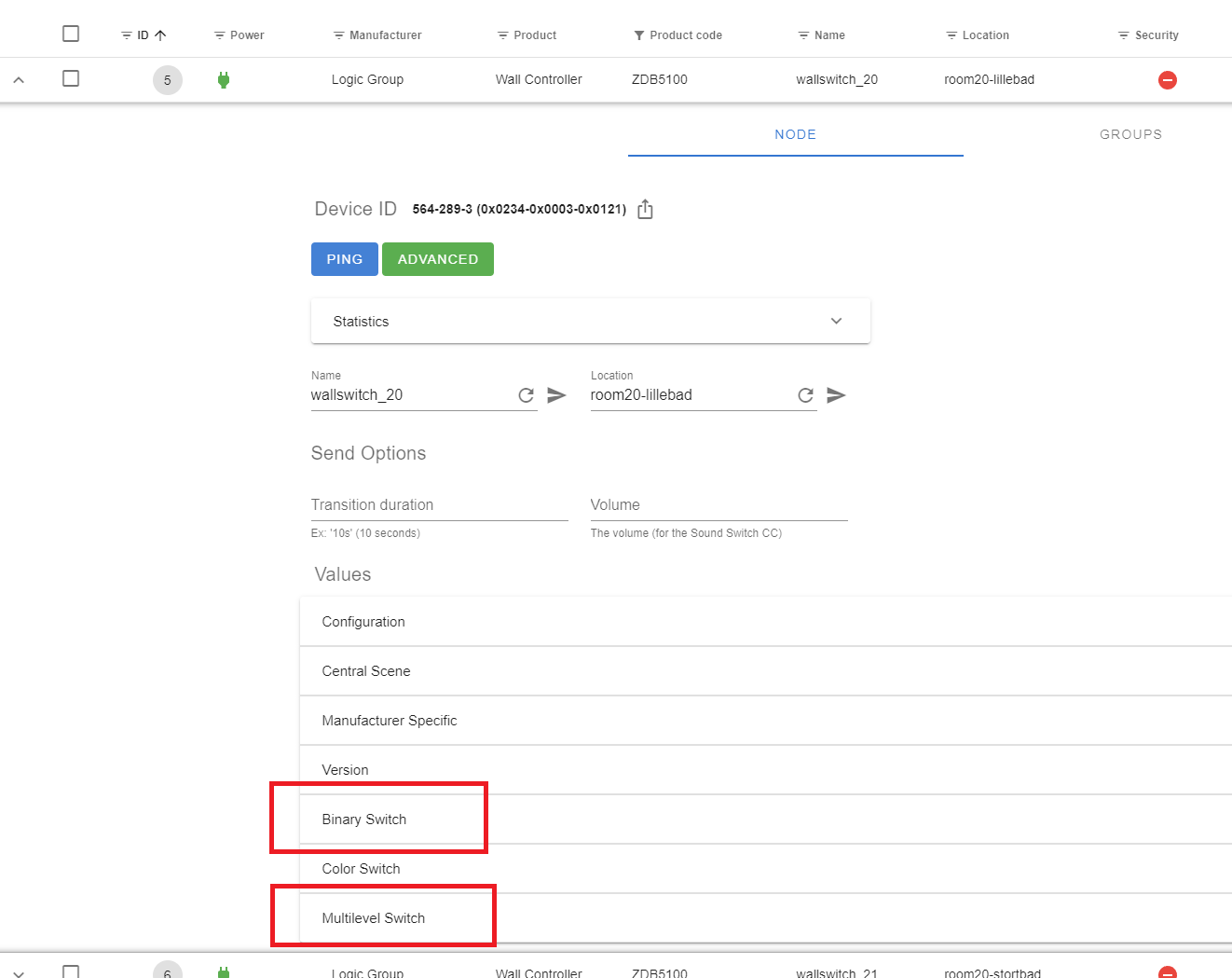 How to Control Light Switches? · Issue #2124 · zwave-js/zwave-js-ui ...