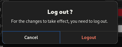 bug: Log out button does not work · Issue #621 · GradienceTeam ...
