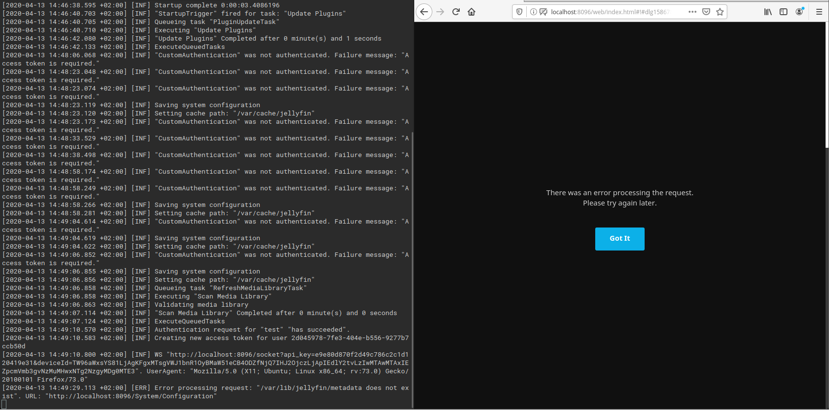 Jellyfin doesn't create its folders at first boot · Issue 2854