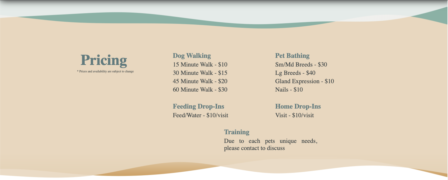 GitHub - kemp3673/WagsAndWalkies: Dog Walking Website