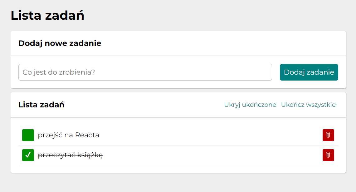 Github Weronikautrata Todo List React Github Weronikautrata Todo List React