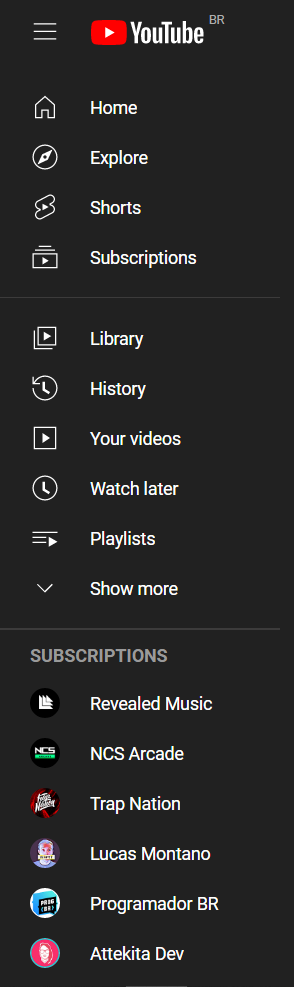 GitHub - leonardoacr/youtube-clone-dark-theme: YouTube Home w/ Dark ...