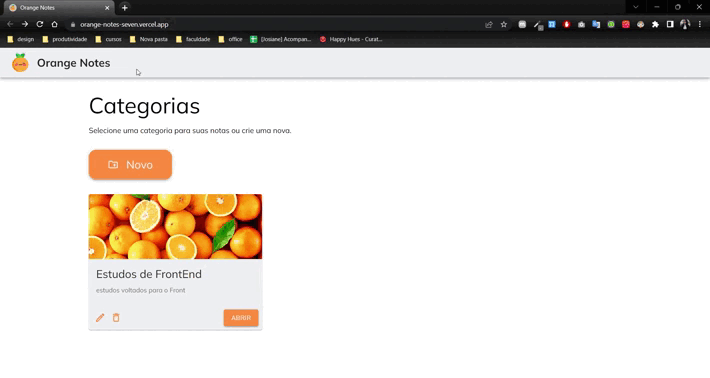 GitHub - Josirocha/Orange_Notes: Projeto para o desafio esquenta ...