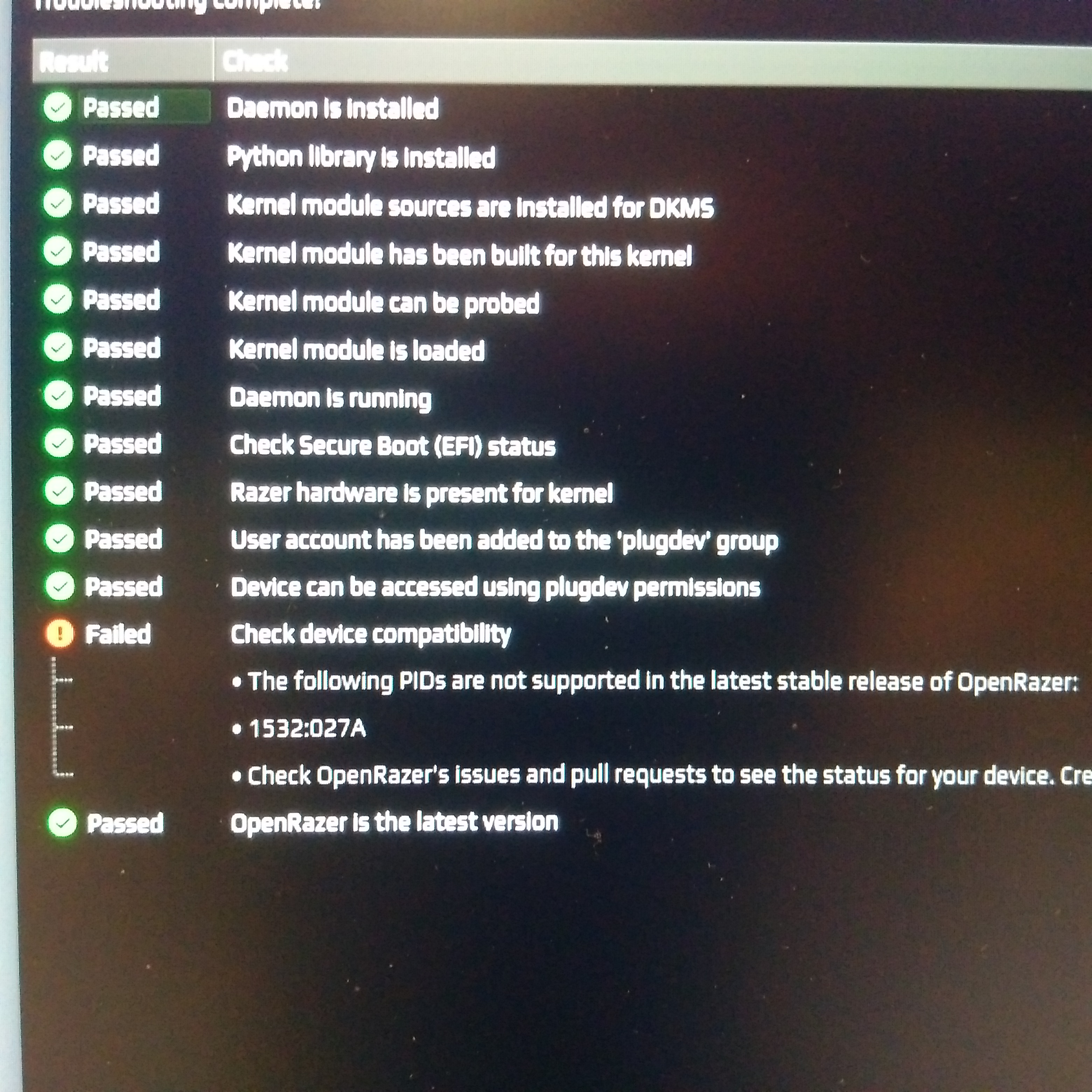 Razer Blade 15 Base (mid 2021) Keyboard Color · Issue 1783 · openrazer