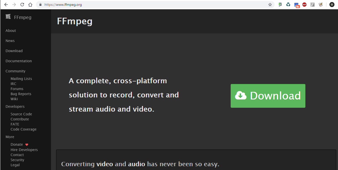 Ffmpeg rtmp. Ffmpeg.