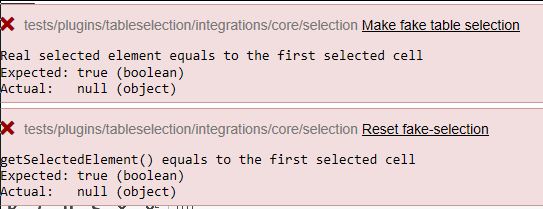 Failing tableselection tests · Issue #1944 · ckeditor/ckeditor4 · GitHub
