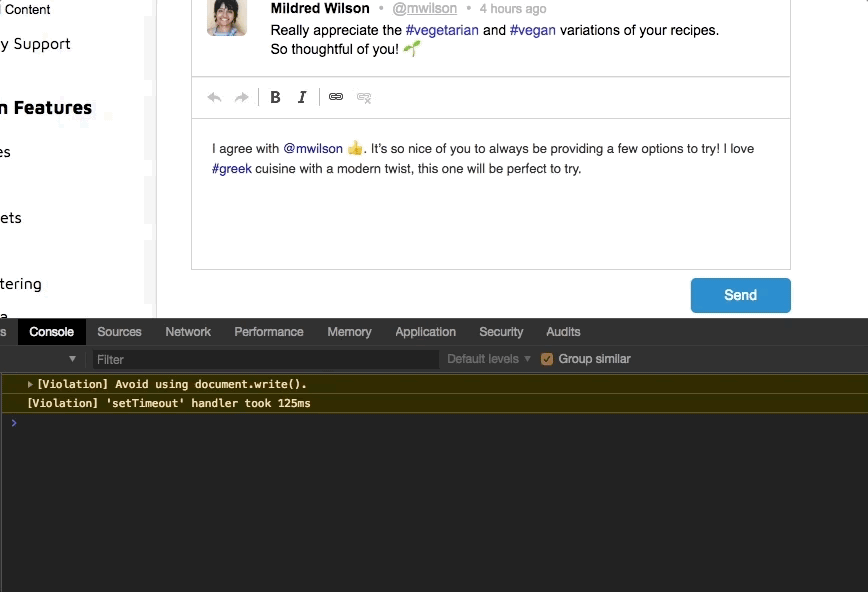 mentionsrangeissue