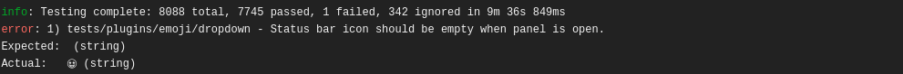 Failing tests on CI tests/plugins/emoji/dropdown · Issue #3744 ...