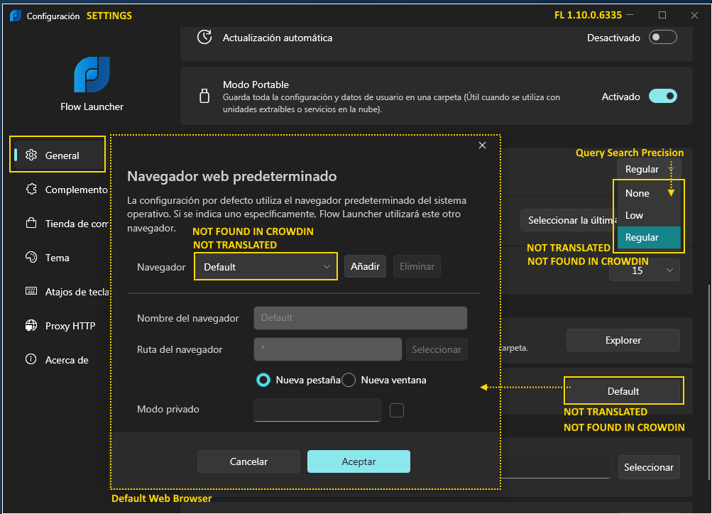 221213 FL 10 0 6335_Settings_General_No Traducido_No en Crowdin
