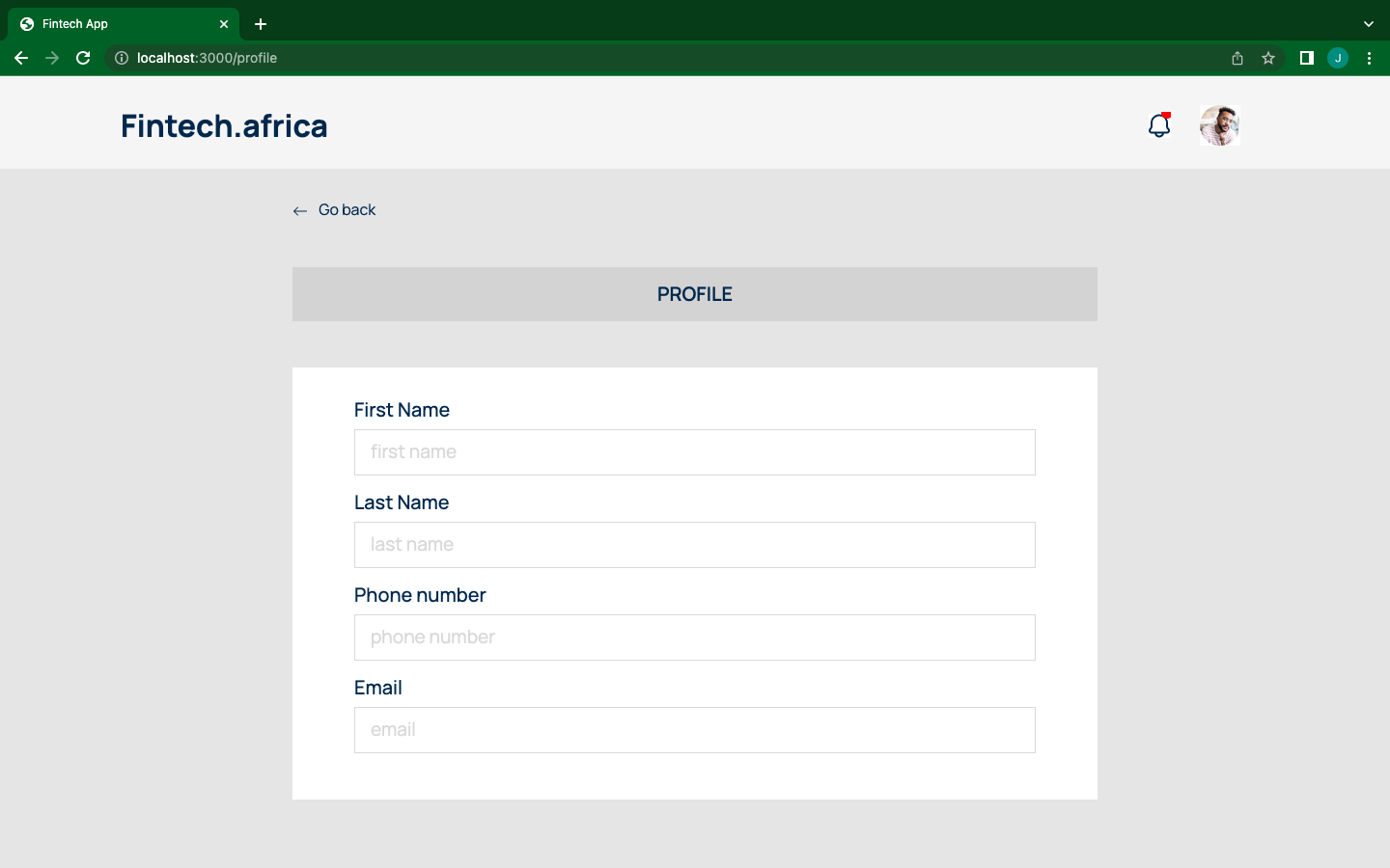 GitHub - Josephnma/Fintech-Africa-Frontend: Client Directory for ...