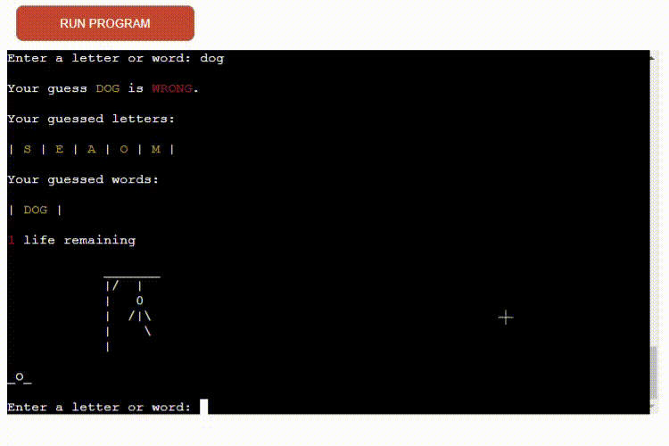 GitHub - AlexanderJWard/hangman