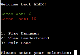GitHub - AlexanderJWard/hangman