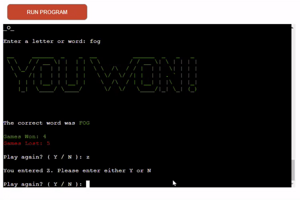 GitHub - AlexanderJWard/hangman