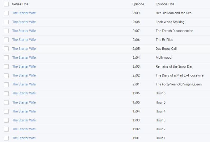 The Starter Wife - Wanted