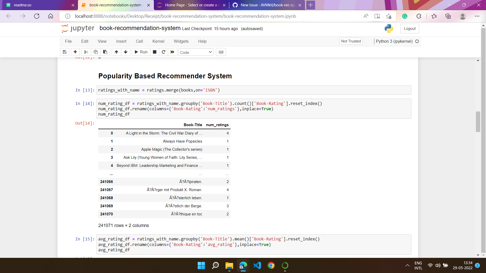 GitHub - AVMktl/book-rec-sys: A book recommendation system website ...