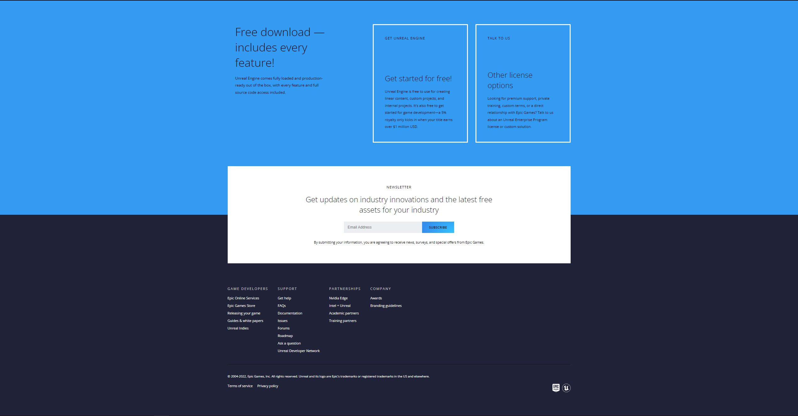 GitHub - jason57454/epic-games: Website based on Unreal Engine landing ...
