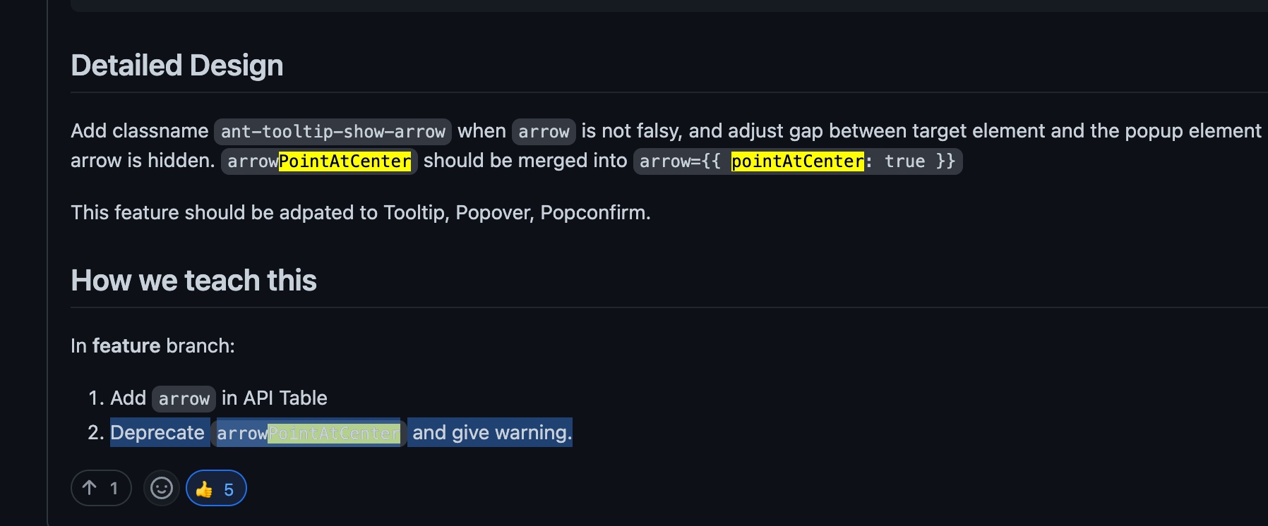[RFC] Tooltip support `arrow` prop · ant-design ant-design · Discussion ...