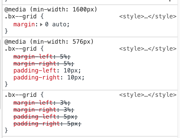 missing left/right padding on bxgrid when width >= 1600px · Issue 1550 · carbondesignsystem