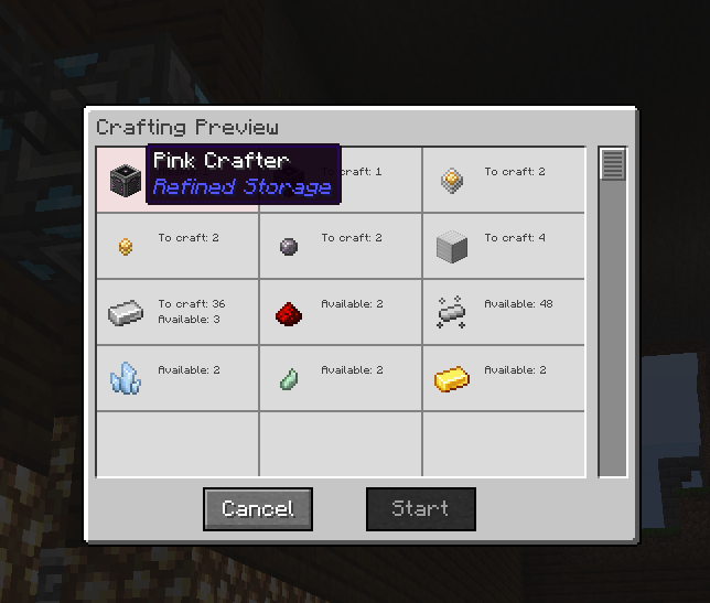 Refined Storage auto crafting patterns for Extra Disks doesnt work ...