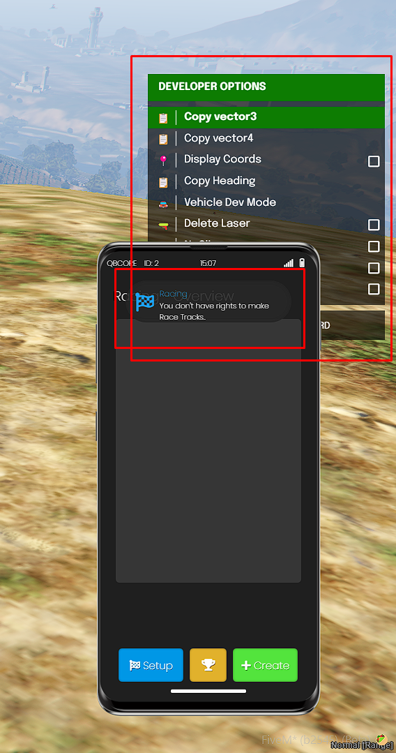 [BUG] I CAN'T CREATE RACE EVEN I AM GOD · Issue #9 · qbcore-framework ...