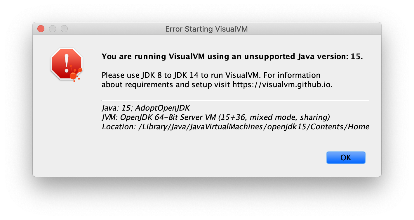 Failed to find java