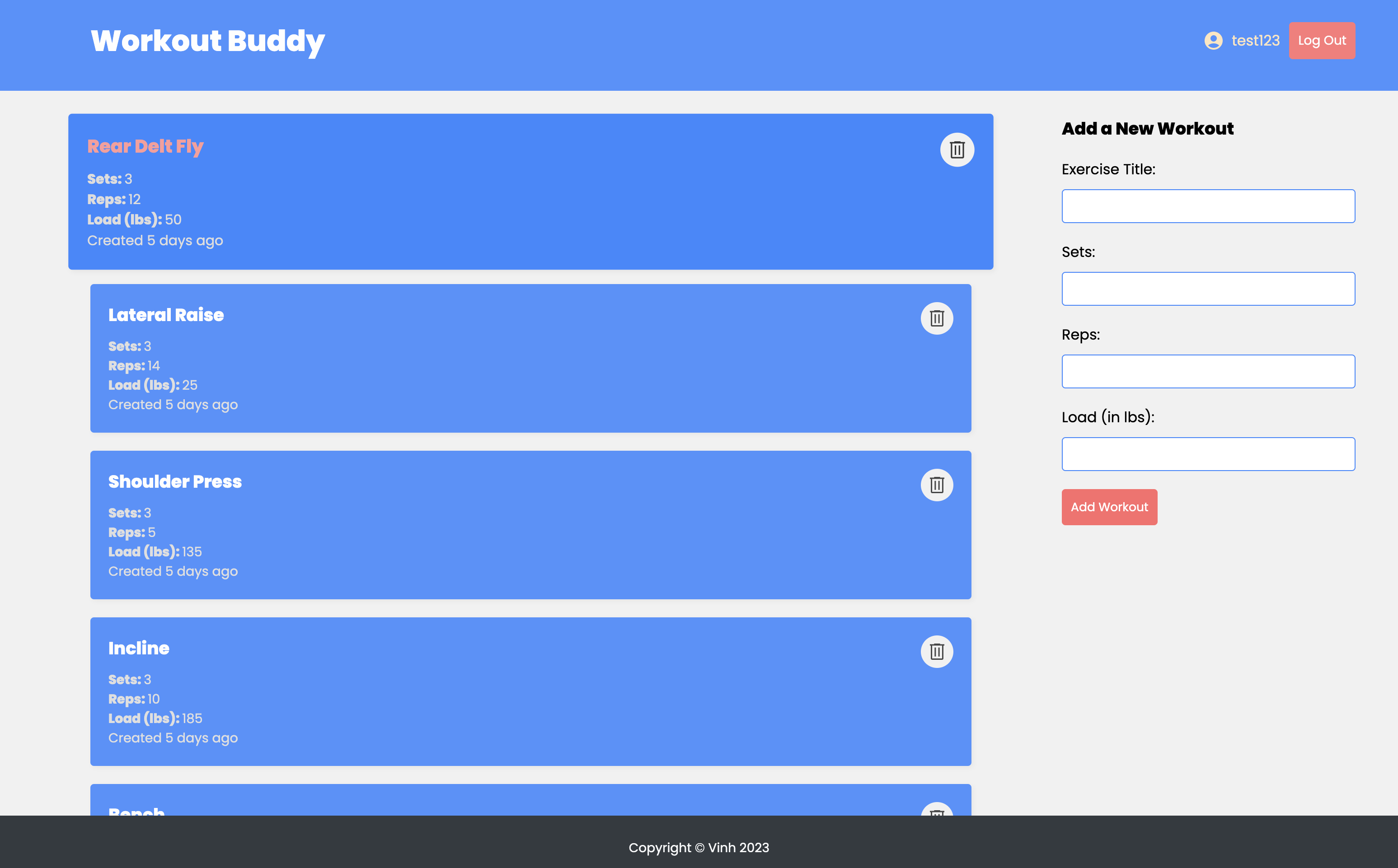 GitHub - vinh-tran1/workout-buddy: 🏋 Social Workout App. Users can make ...